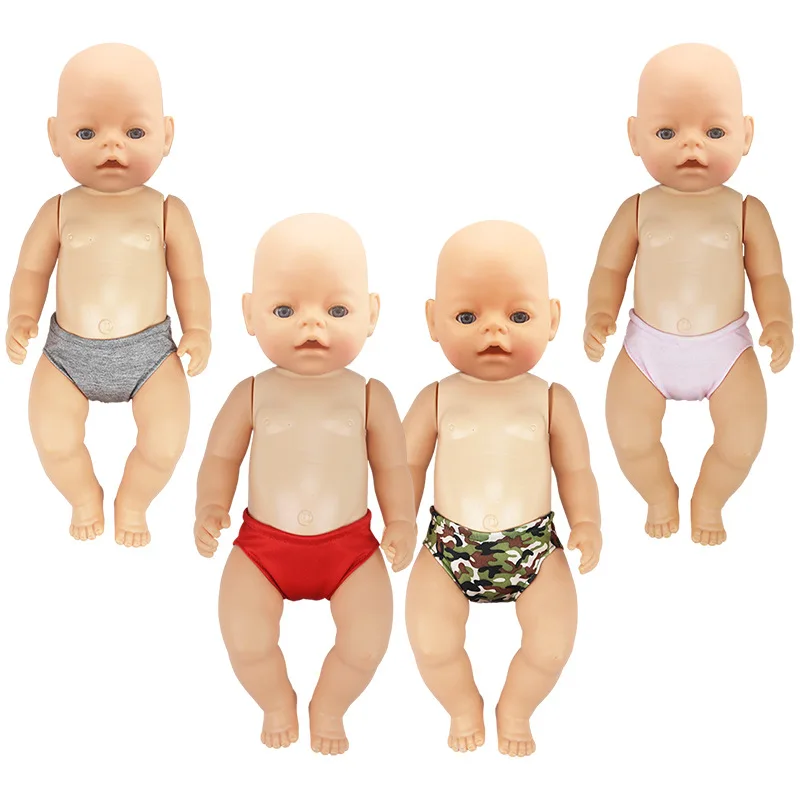 Baby New Born Fit 18 дюймов мальчик трусики для кукол Кукла трусы для кукла-мальчик подарок на день рождения Аксессуары 009