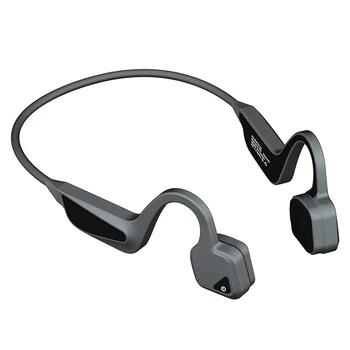 

Bone Conduction Bluetooth Sports Headphones IPX5 Waterproof Memory Skeleton Bendable 6 Hours Music Duration Smart Compatible wit