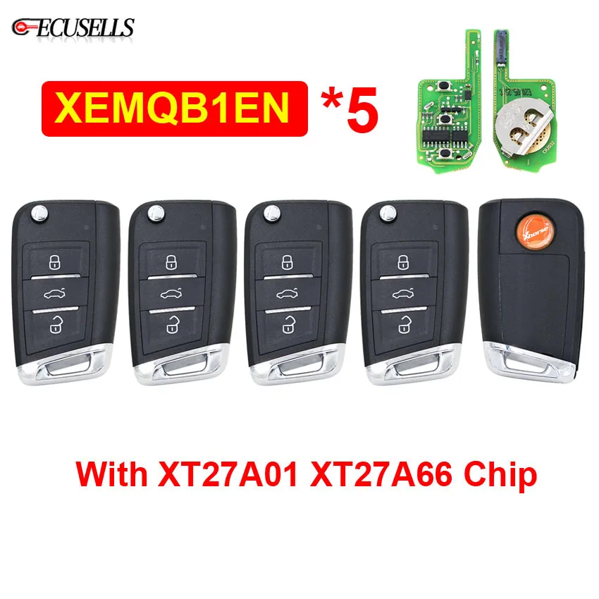 5 шт./лот Xhorse VVDI супер пульт дистанционного управления с XT27A01 XT27A66 чип MQB тип для VVDI2