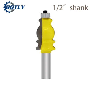 

1/2" Shank end mill Router Bit Line Face Cutter for Wood Architectural Cemented Carbide Milling Cutter Woodworking Tools fresas