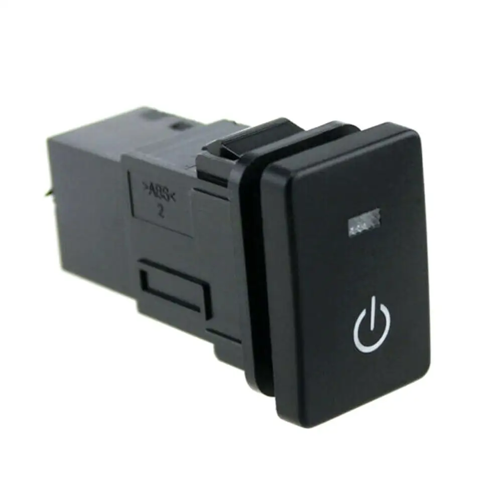 

Blue LED Power Lights Push Button Switch Laser For Toyota Camry Prius Corolla LED Power Lights Push Black Button Lights Switchs