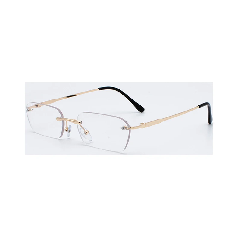 OEC CPO Модные солнцезащитные очки без оправы Женские винтажные брендовые дизайнерские женские прозрачные солнцезащитные очки для женщин прямоугольные UV400 O94 - Цвет линз: C6 Gold-Clear