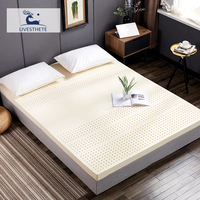 

Liv-Esthete Natural Latex Mattress With Inner Case Outer Case Mat Cervical Vertebra 7 Zone Body Pressure Release Bed Mattress