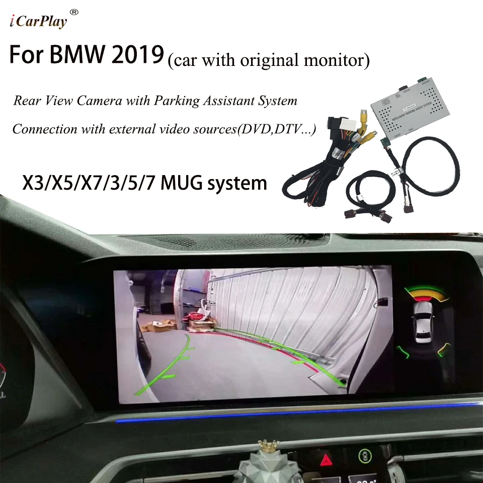 

Car Front / Rear View Camera Interface Adapter For BMW MGU System X3(G01) X5(G05) X7(G07) 3/5/7 Series G20/G21/G30/G31/G11/G12
