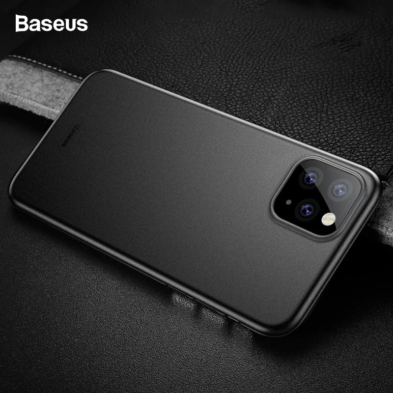 

Baseus Luxury Phone Case For iPhone 11 Pro Max Back Cover 0.4mm Ultra Thin Silm PP Coque Fundas For iPhone 2019 Newest Case