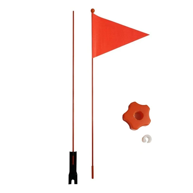  Pieces Safety Pennant Divisible 120 cm/180cm Bicycle Flag For Boys And Girls Cycling Balance Bike 4