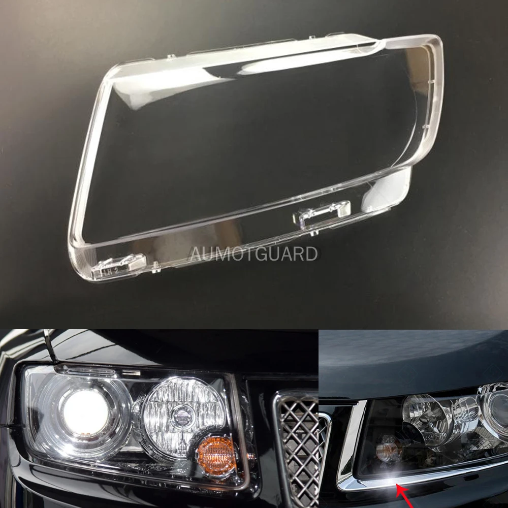

New Car Headlamp Lens For Jeep Compass 2011 2012 2013 2014 2015 2011-2015 Headlight Cover Car Replacement Auto Shell Cover