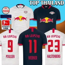 19 20 RB Leipzig футболка для футбола Вернер дом вдали белый черный RB FORSBERG HALSTENBERG SABITZER одежда высшего качества футболки
