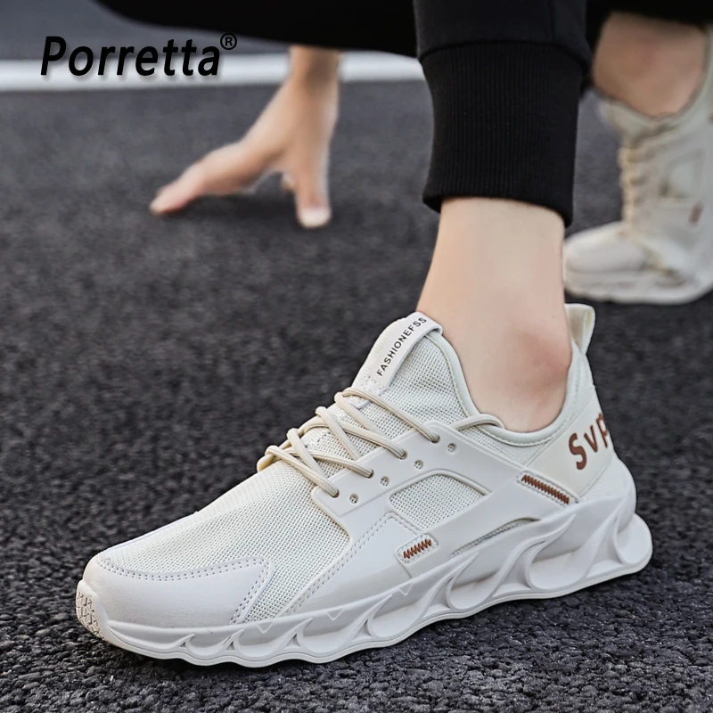 

2019 New Fashion Men Sneakers Mesh Breathable Casual Male Shoes Tenis Hombre Lace Up Non Slip Flat Tide Shoes for Men