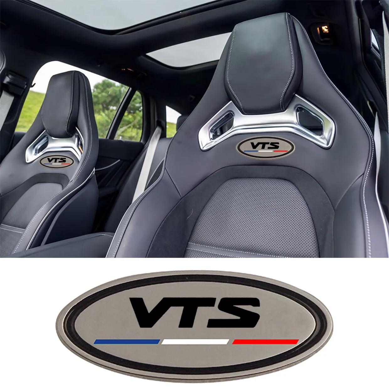 Auto Poggiatesta Sedile Distintivo Adesivo Per Citroen C-Crosser Cactus C4L C4 C3 C2 C1 Berlingo Ami Vts Jumpy C8 C6 C5 Accessori Auto