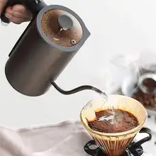 Deerma SC006 0.6L Электрический чайник 8 мм ручной горшок носик кофе бутылка здоровья тонкий носик матовая текстура серый корпус