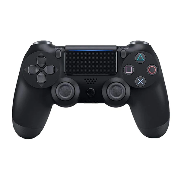 Беспроводной контроллер Bluetooth 4,0 DoubleShock джойстик геймпады для Playstation PS 4 геймпад версия 2 для ПК телефон видеоигры - Цвет: Black