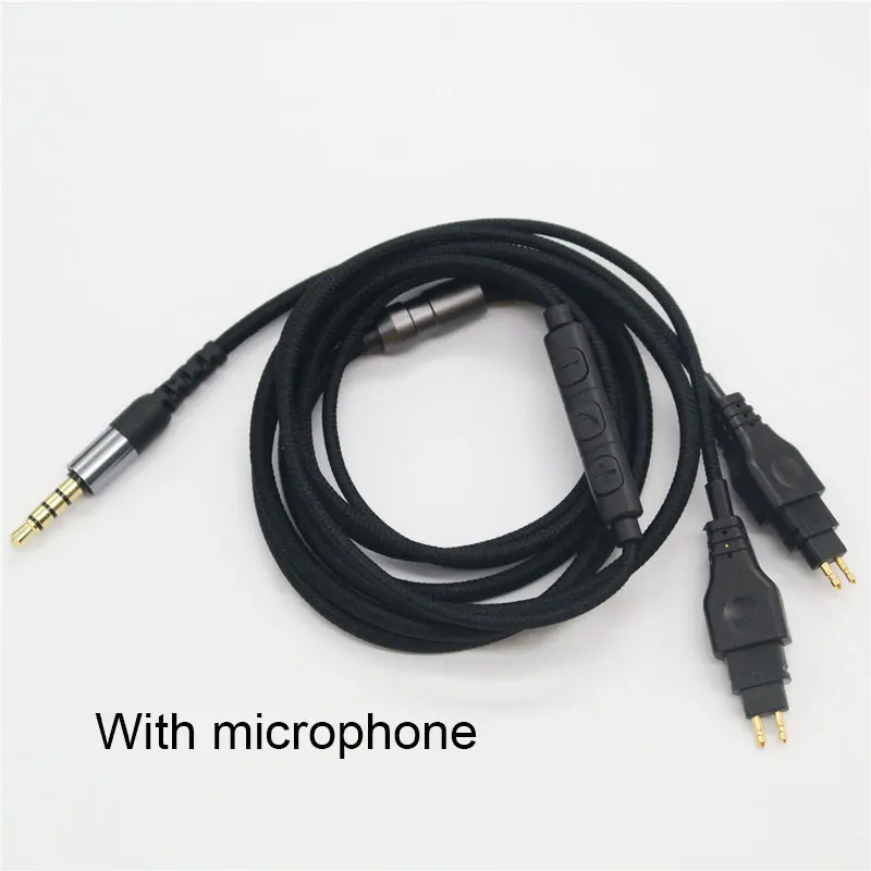 New Headphone Replacement Cable For Sennheiser HD414 HD650 HD600 HD580 HD25 Headphone Headset Stereo Upgrade Audio Cables