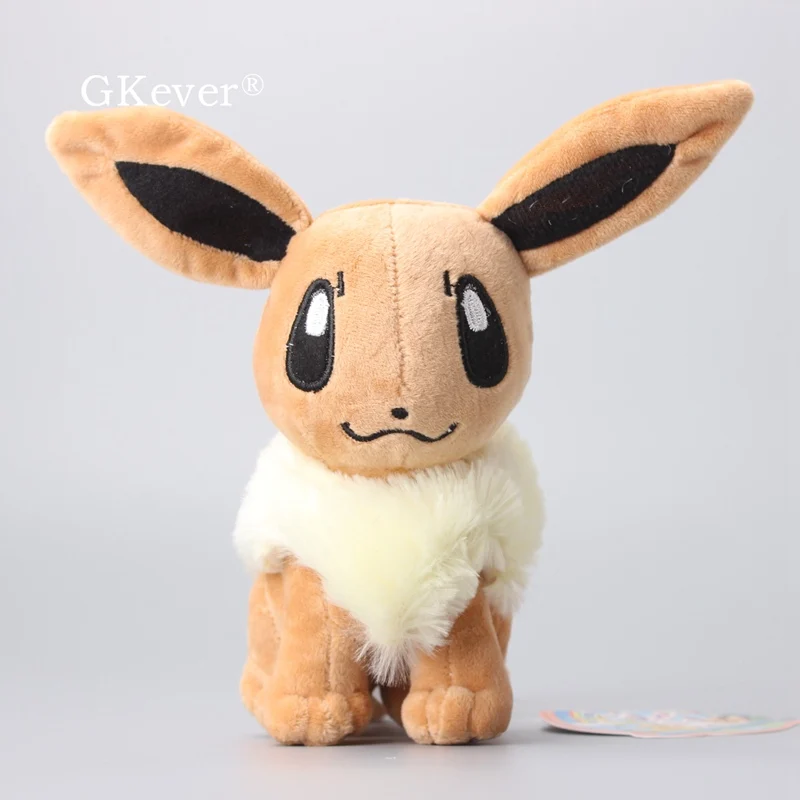 15 см стоя Eevee плюшевые игрушки кукла peluche Япония мультфильм аниме кролик мягкие животные игрушки серия Пикачу куклы детские дети подарок