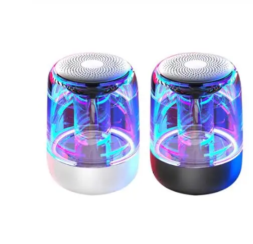 2019 Newest wireless bluetooth speaker Colorful light Portable Music Sound Box Handsfree Bass Subwoofer mini speaker bluetooth