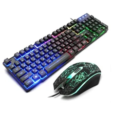 T5 USB Keyboard with Russian English Rainbow Backlight Gaming Keyboard Teclado Gamer Floating LED Backlit Mechanical Feeling T5 USB Keyboard with Russian English Rainbow Backlight Gaming Keyboard Teclado Gamer Floating LED Backlit Mechanical Feeling