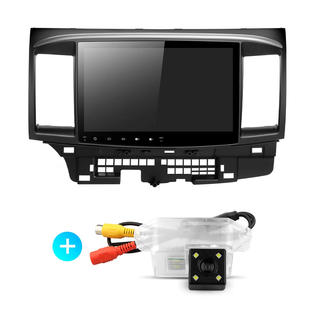 with camera Uniway PX6 DSP Android 9,0 автомобильный dvd для Mitsubishi Lancer 10,1 дюймов 2008 2009 2010 2011 2012 2013 автомобильный стерео навигатор - Цвет: with camera