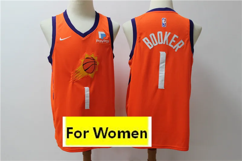 Сезон A+++ Феникс качество для женщин взрослых#1 DEWIN Booker 22 DeAndre Ayton Джерси