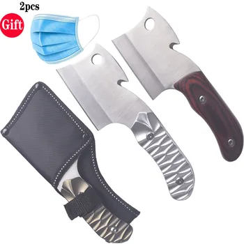 

King Sea Mini Outdoor Axe Knife Aluminum/Wood handle Small Chopping Knife