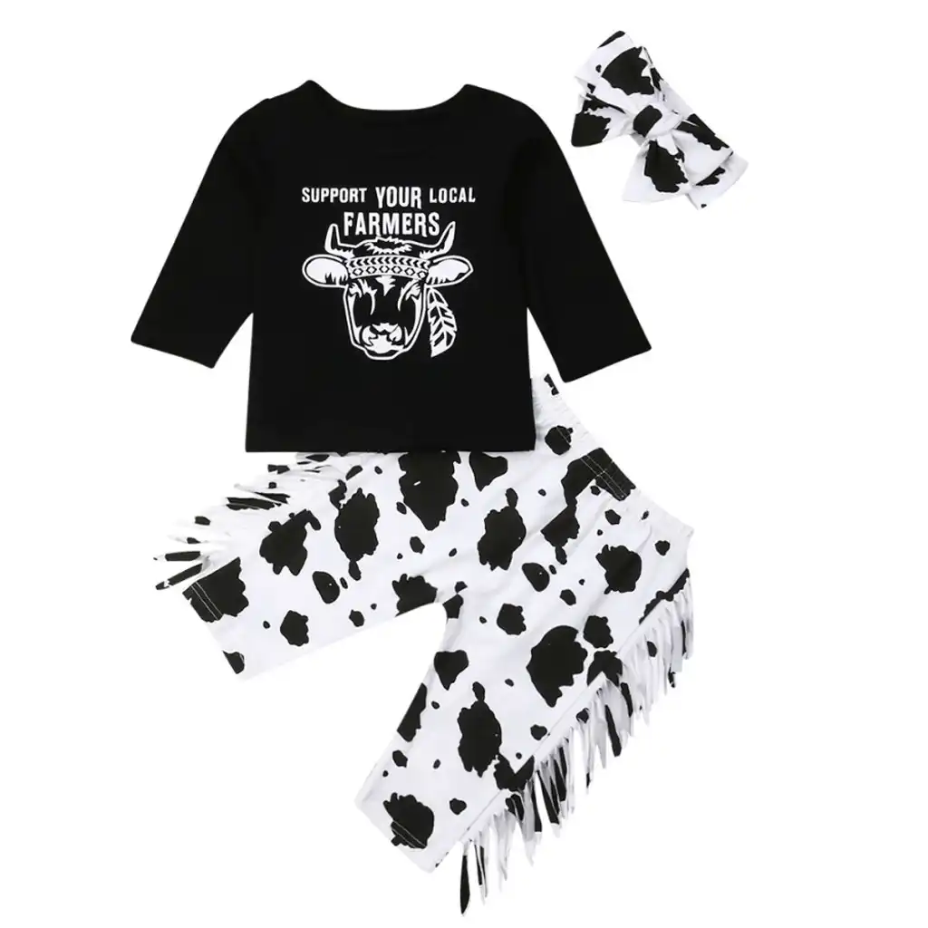baby boy cow outfit