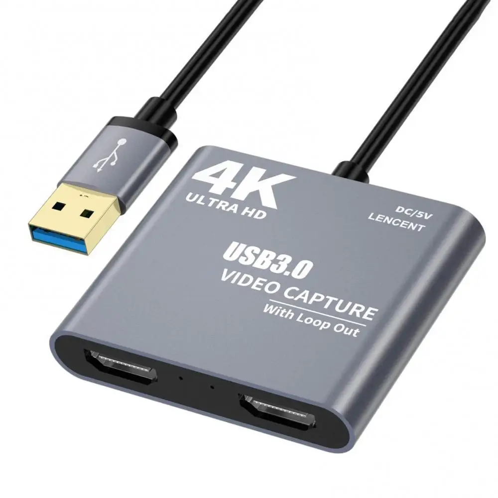 

Bluelans 4K 1080P HDMI-совместим с USB 3,0 Видео Аудио выход HD 1080p60 карта захвата адаптер