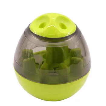 

Pet Interactive Cat Toy Tumbler Food Dispenser Ball For Cats/Dogs Playing Training Balls 2020 in stock