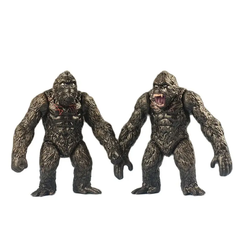 Фигурки аниме Godzilla Vs Kong Colelction 8 5 см модель с подвижными суставами 2 шт. Имитация