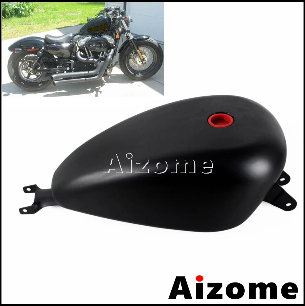Мотоцикл черный газовый масляный бак для Harley Sportster XL1200 XL883 низкий заказ Roadster 2004 2005