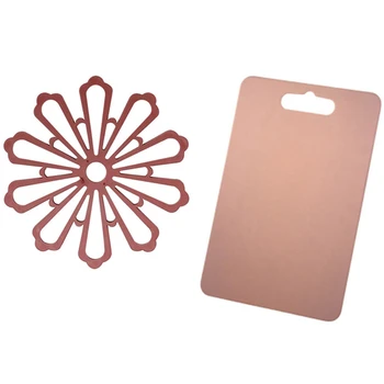

4 Pcs Kitchen Accessories: 1 Pcs Cutting Storage Chopping Board Rose Gold & 3 Pcs Non-Slip Insulated Silicone Coasters