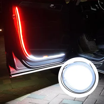 

Car Door Decoration Light Strips Car Styling Strobe Flashing Light Safety 12V LED Opening Warning 144pcs LED Lamp beads Strip