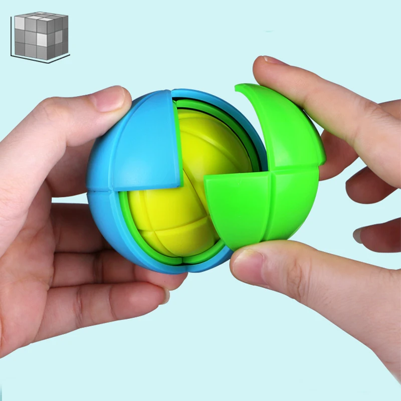 3D мяч мудрости мяч-головоломка магические кубики развивающие обучающие игрушки для детей сборка лабиринт мяч игрушки для взрослых