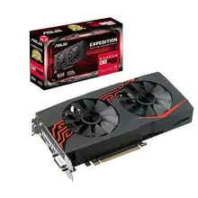ASUS EX-RX580 2048 SP-8G 1284-1294MHz 8G/256bit GDDR5 DX12 Apex Hero 8G Дискретная графика
