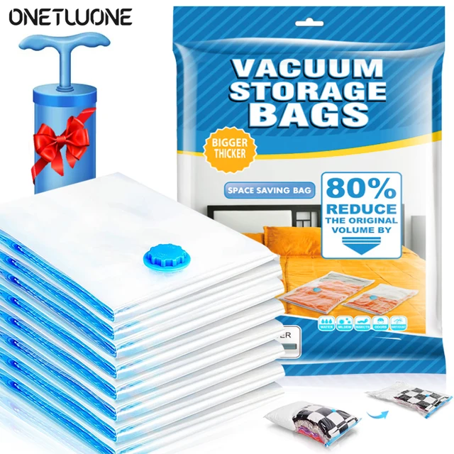 1/5/10pc Vacuum Storage Bags,vacuum Bag For Clothes Storage Bag