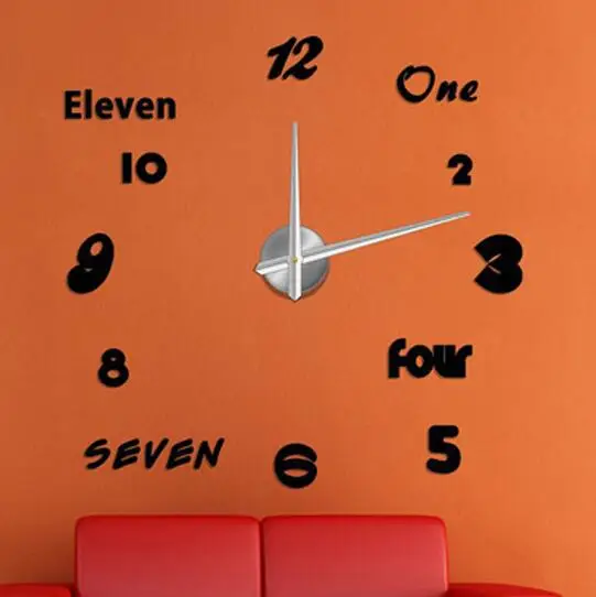 Напрямую от производителя продавая модную кошку простые гостиная акриловые Eva дизайнерские часы классные часы «сделай сам»