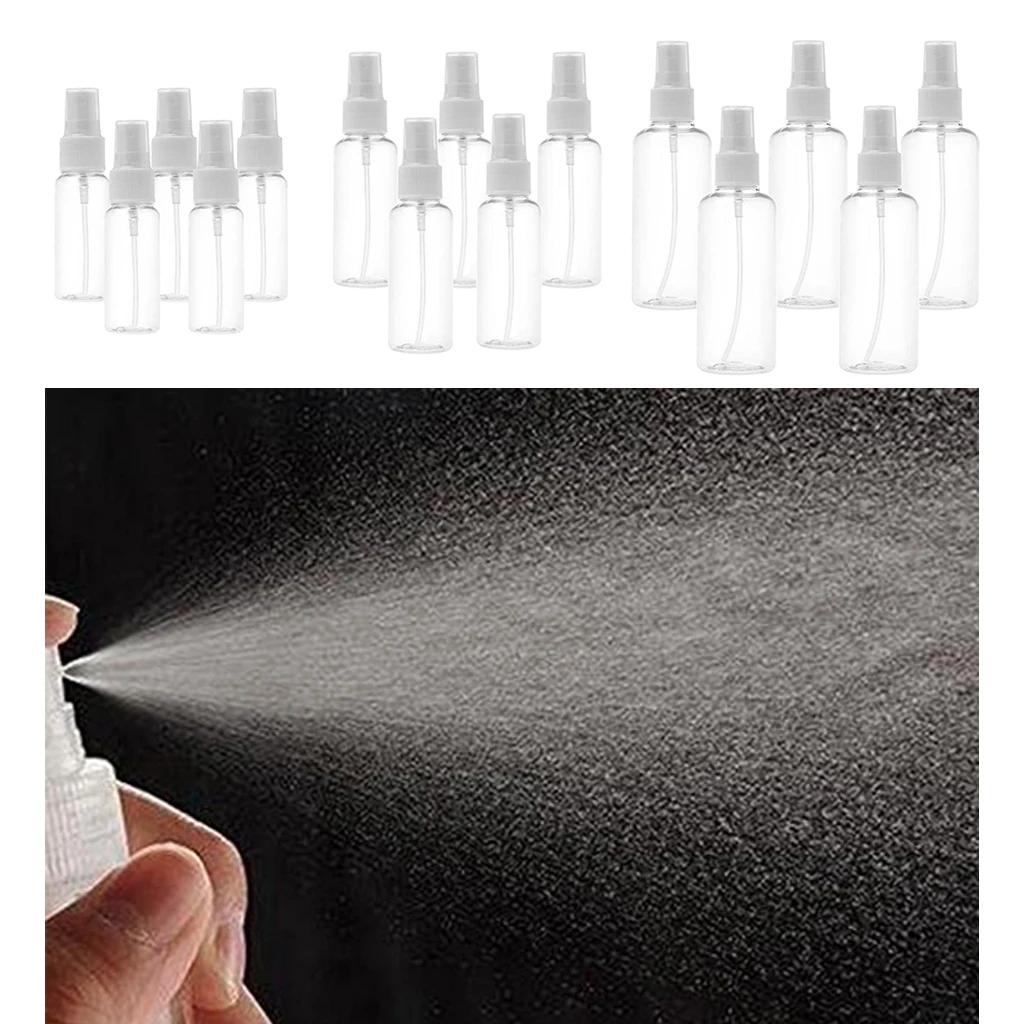 15x Portable Clear Perfume Pump Sprayer Water Alcohol Bottles Container