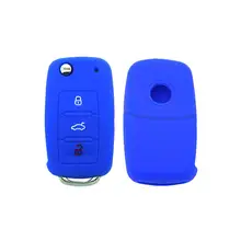 Силиконовый защитный чехол для ключей автомобиля для Golf Bora Jettas Polo Golf Skoda nice