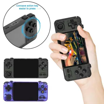 

Rk2020 3.5Inch Retro Console IPS Sn Portable Handheld Game Console PS1 N64 Games Video Game Player