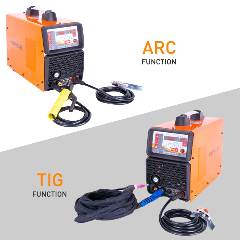 KEYUE TIG200P AC DC портативный однофазный 220 В алюминиевый сварочный инвертор цифровой