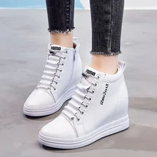 Модная обувь на высоком каблуке Женская обувь на платформе модная женская обувь на толстой подошве прогулочная обувь Новые Осенние I1-76