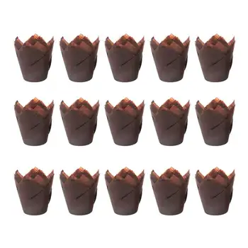 

3 Sets Cupcake Liner DIY Baking Cup Muffin Packing Paper Cup Oilproof Cake Wrapper For Wedding Party Home Kitchen Supplies