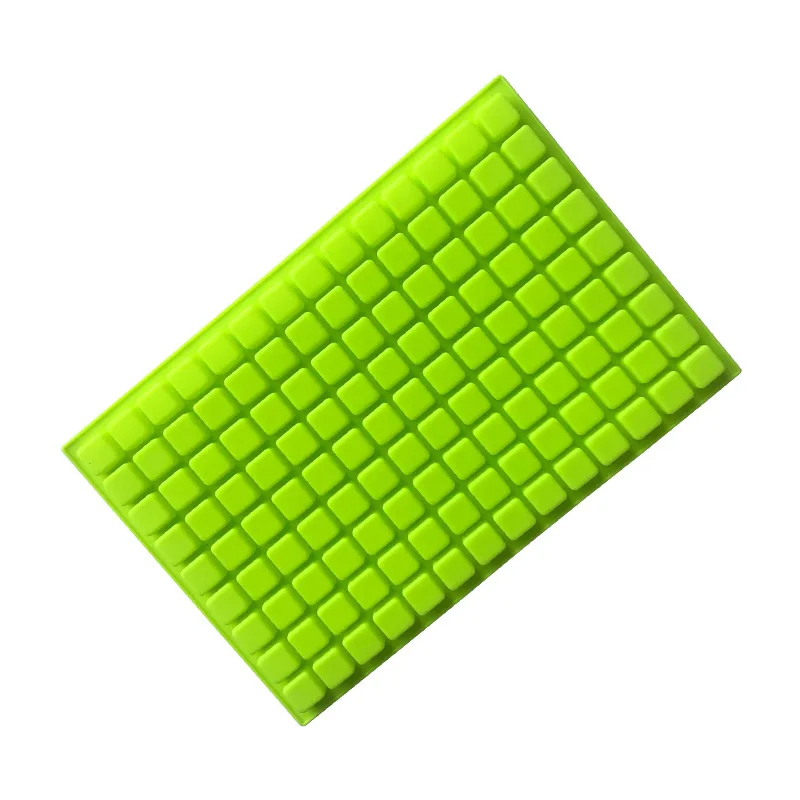 Silicone Molds Ice Box Mold 126 Grid DIY Bakeware Pastry Tray Small Cube Square Mould Baking Accessories Tools for Bakery Forms