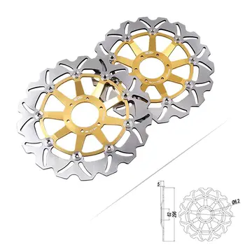 

Front Brake Disc Rotor For Honda CBR900RR 1992-1993 VFR800 1998-2001 CBR600F 1999-2000 Gold