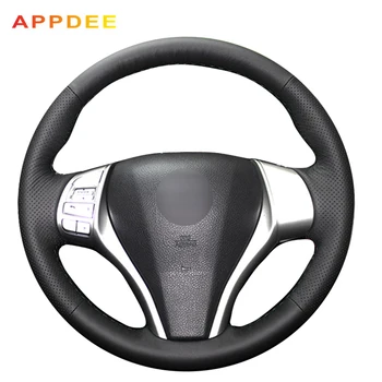 

Black Artificial Leather Car Steering Wheel Cover for Nissan Teana Altima 2013-2016 X-Trail QASHQAI Rogue 2014-2016 Sentra Tiida