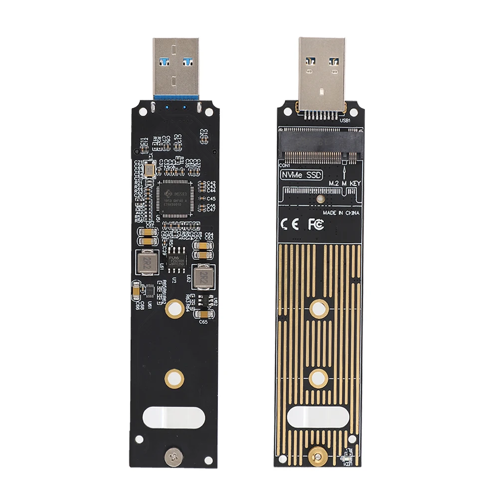 

SSD Adapter Card Adapter Board M.2 NVME SSD To USB Adapter Board Hard Disk Converter Boards Plug And Play