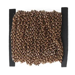 Versatile Metal Necklace Chain in Various Finishes - 3.2mm (Red copper)