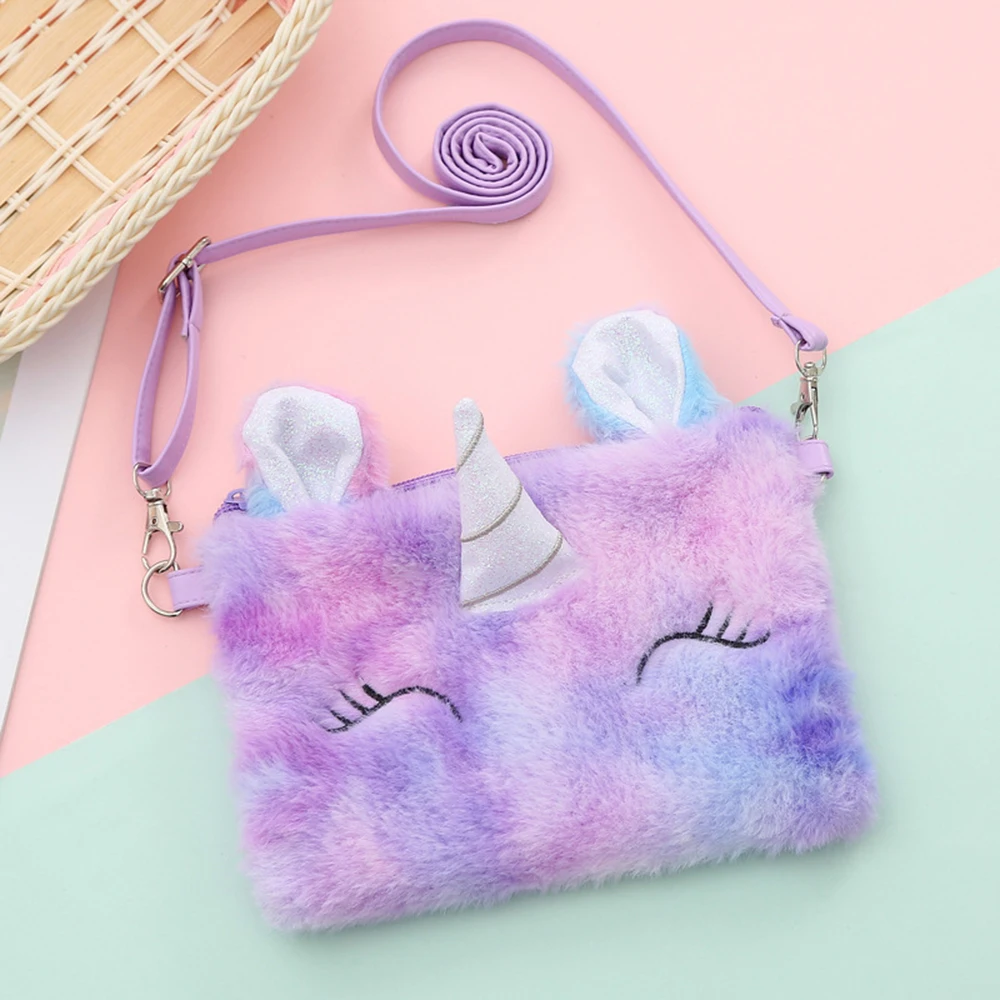 Children Girls Shoulder Bag Cute Unicorn Animals Messenger Bag Kids Keys Valentine&rsquo;s Day exquisite gifts for friends
