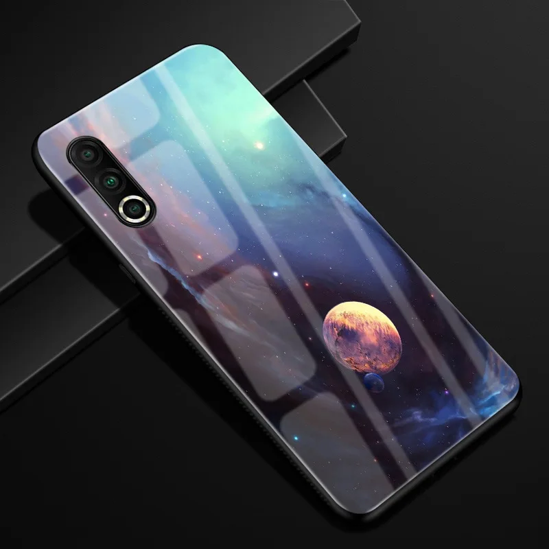 05 Для Meizu 16 S Pro Чехол Жесткий PC Пластиковый стеклянный чехол для телефона черный TPU бампер чехол для Meizu 16 S 16 S Pro 16SPro чехол M973Q Coque - Цвет: 05