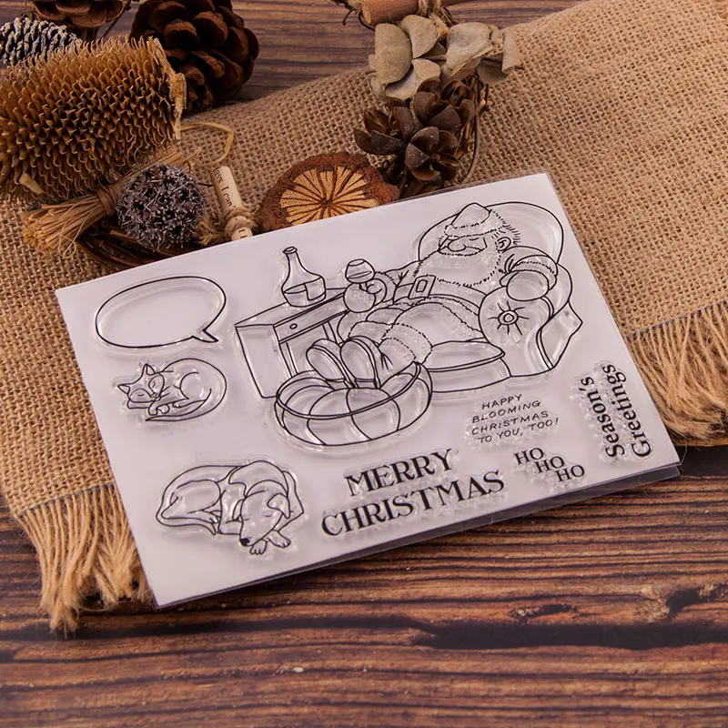 

NCraft Clear Stamps Christmas silicone Scrapbook Paper Craft Clear stamp scrapbooking