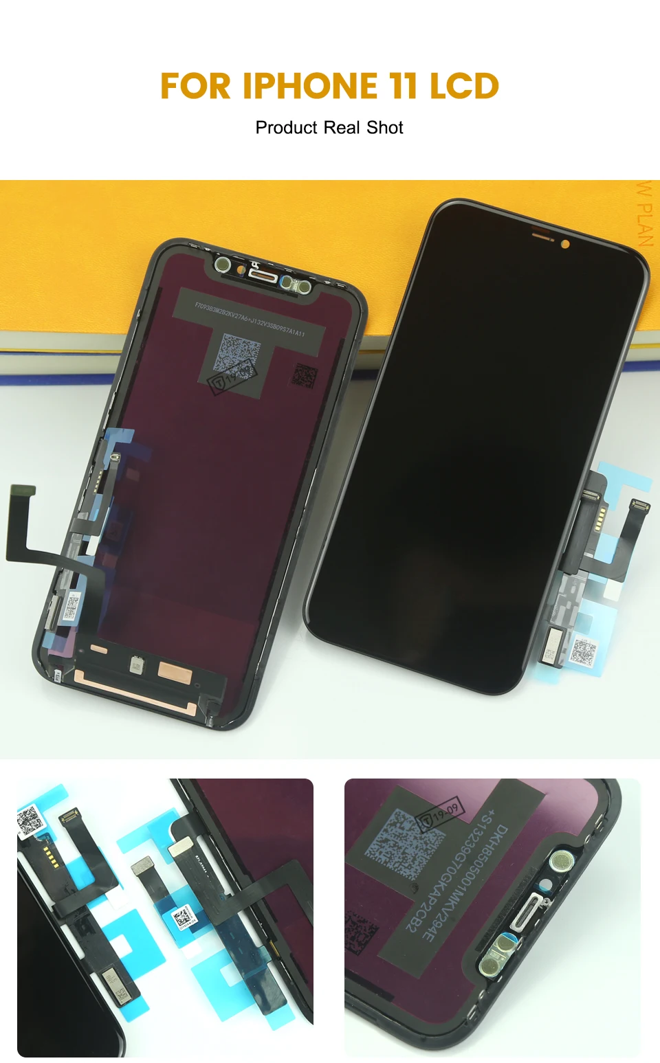 ЖК-дисплей для iphone 11, дигитайзер с сенсорным экраном в сборе для iphone 11 Pro Max для iphone X, ЖК-экран