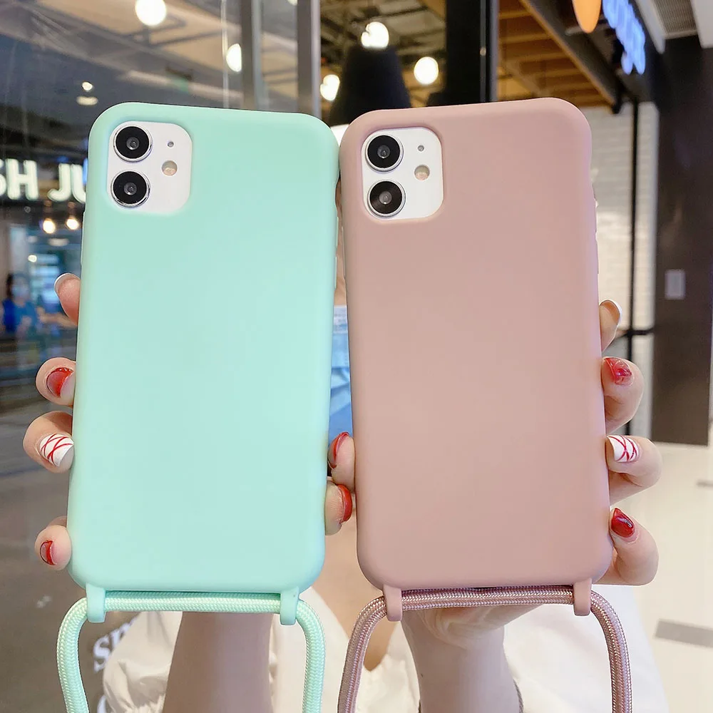 Однотонный чехол для телефона iPhone 13 12 Mini 11 Pro Max XR X XS 6 7 8 Plus | Мобильные телефоны и